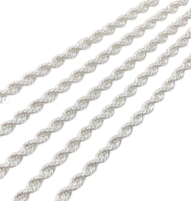 シルバー フレンチロープチェーン 　　新入荷！！
