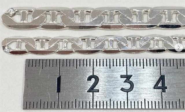 ＼新商品／ Ag フラットマリーナチェーン 長尺
