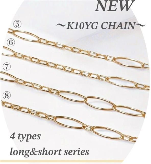 ＼新商品②／K10YGの新しいチェーン入荷🦢✨