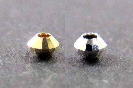 K18/K18WG/K10YG/Pt850 MLB18-LSR 1.8mm ソロバンミラー
